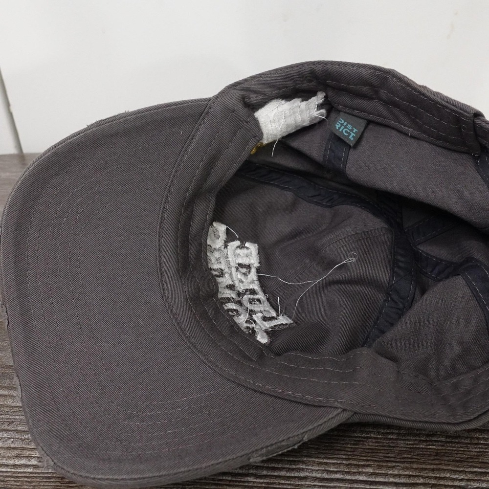 Luke Combs Miller Lite Hat Cap Strap Back One Size Gray Distressed Dad Mens - Picture 9 of 11